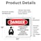 Signmission Formaldehyde Irritant Hazard Danger Sign, Vinyl Decal, 24in W x 18in L, 2PK OS-2PACK-DS-D-1824-L-1266 - alternate 4